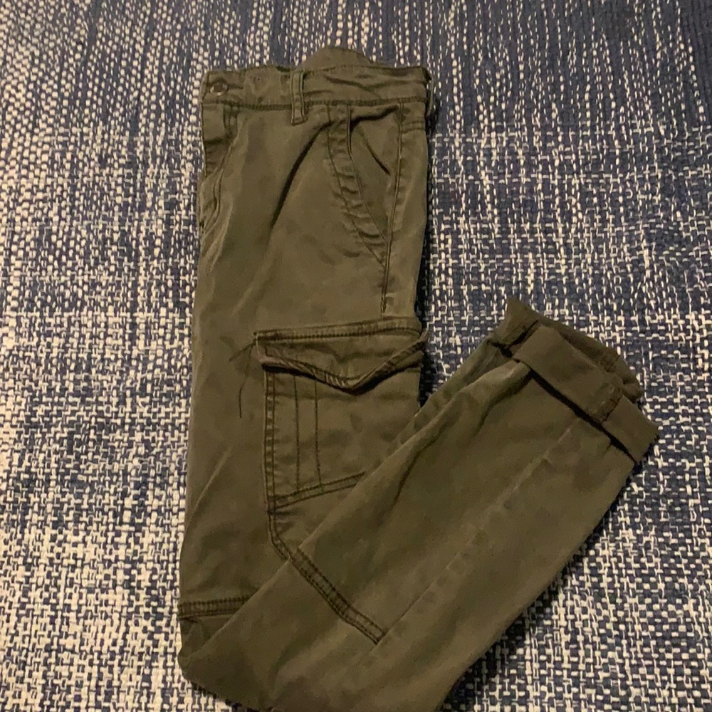 dark green cargo pants